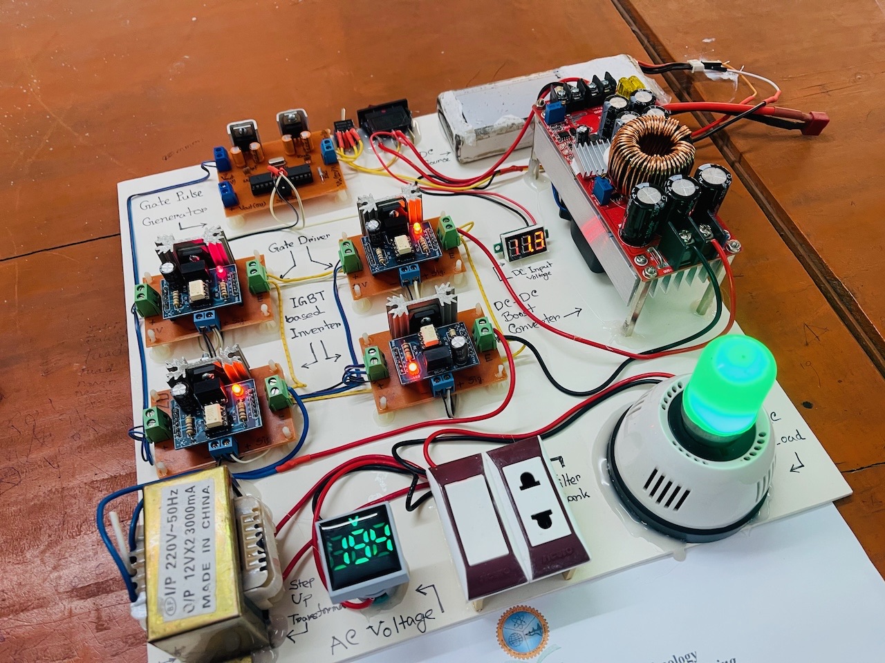 IGBT based Single Phase Inverter Prototype